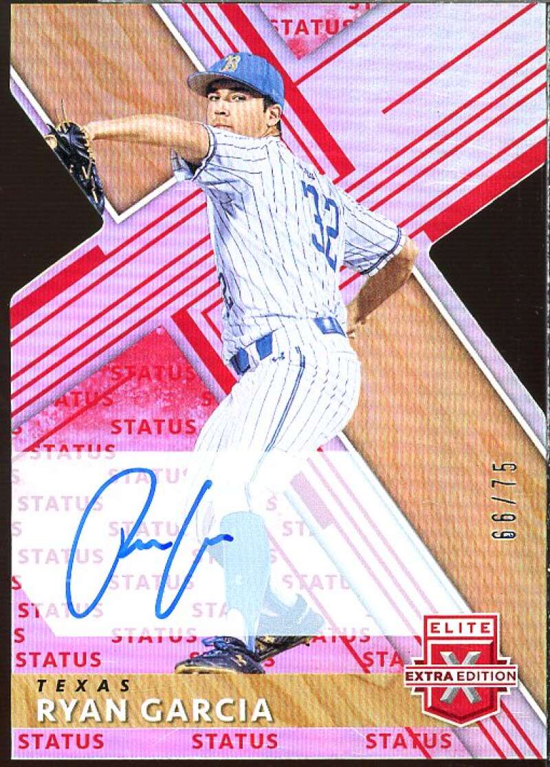 Ryan Garcia Rookie 2019 Elite Extra Edition Autographs Status Die Cut Red #50  Image 1