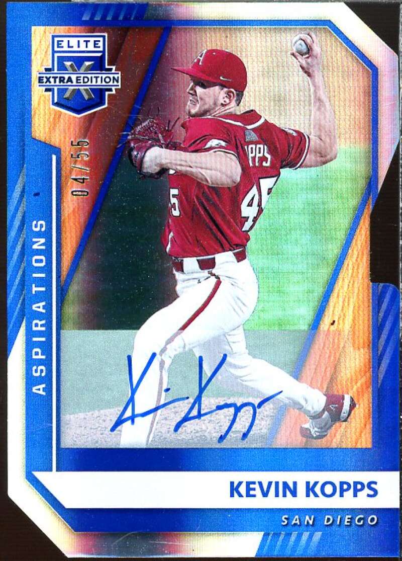 Kevin Kopps Rookie 2021 Elite Extra Edition Signatures Aspirations Die Cut #99  Image 1