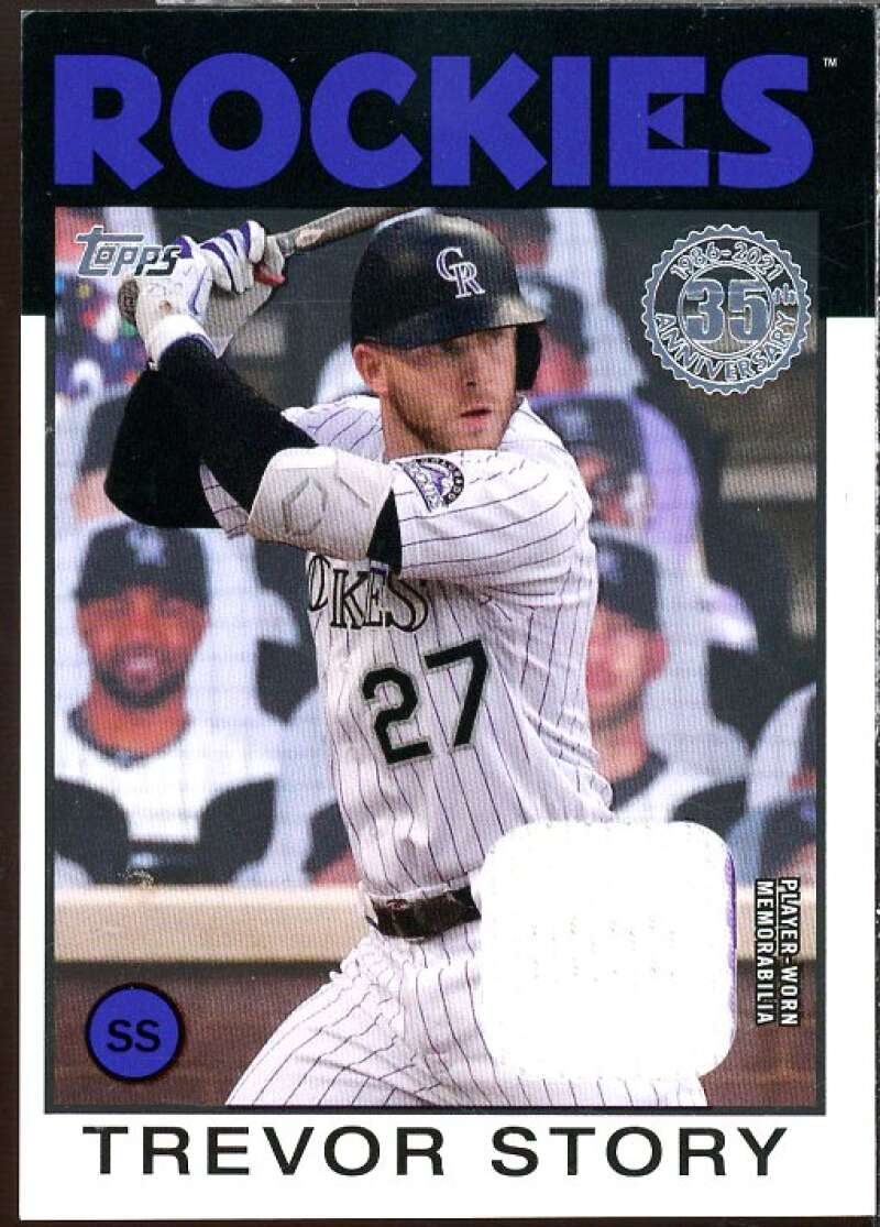 Trevor Story Card 2021 Topps '86 Topps Relics #86RTS  Image 1