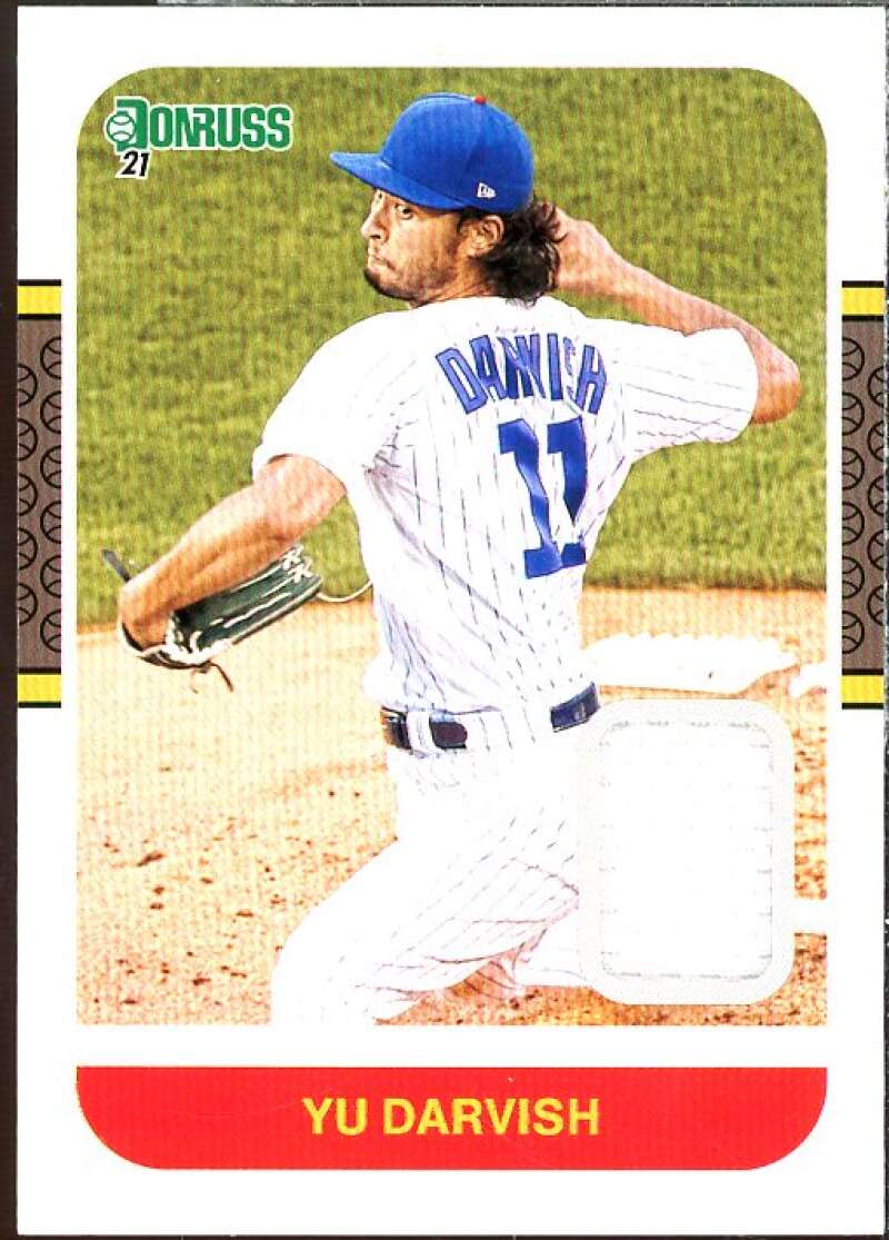 Yu Darvish Card 2021 Donruss Retro '87 Materials #40  Image 1