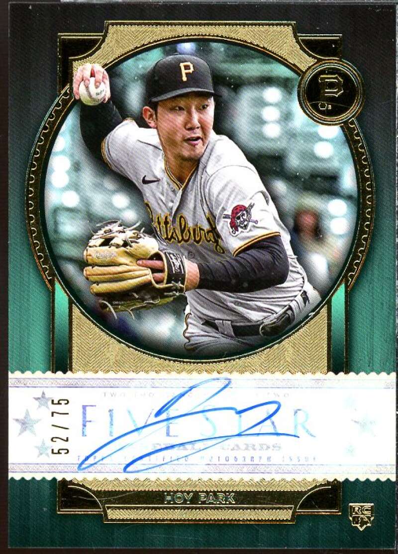 Hoy Park Rookie Card 2022 Topps Five Star Autographs Aqua #FSAHP  Image 1