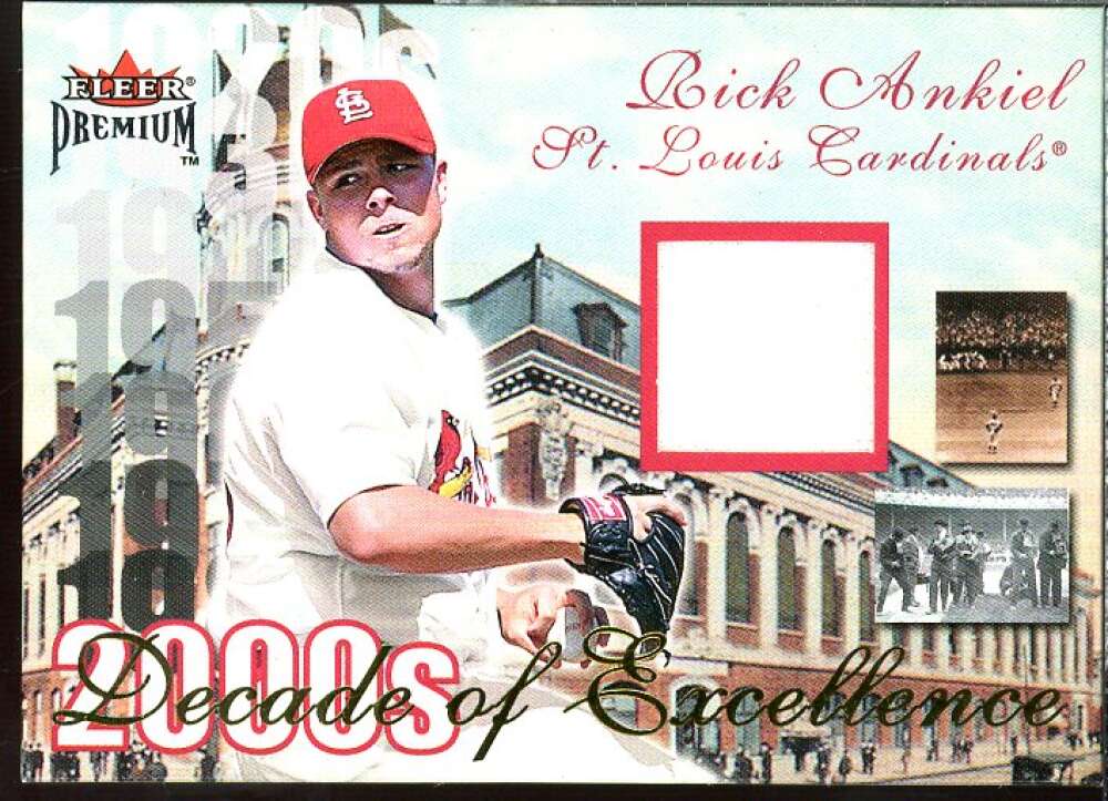 Rick Ankiel Jsy Card 2001 Fleer Premium Decades of Excellence Memorabilia #1  Image 1