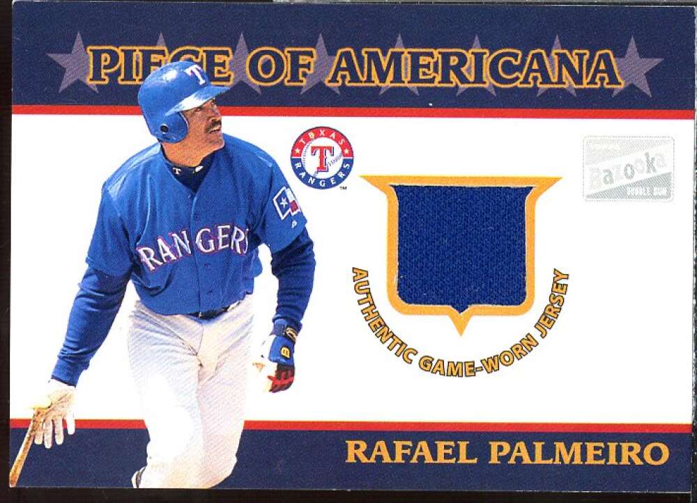 Rafael Palmeiro Card 2003 Bazooka Piece of Americana Relics #RP  Image 1