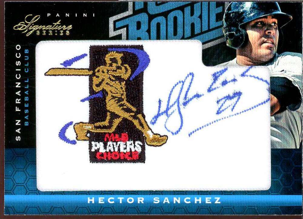 Hector Sanchez AU Rookie Card 2012 Panini Signature Series #119  Image 1