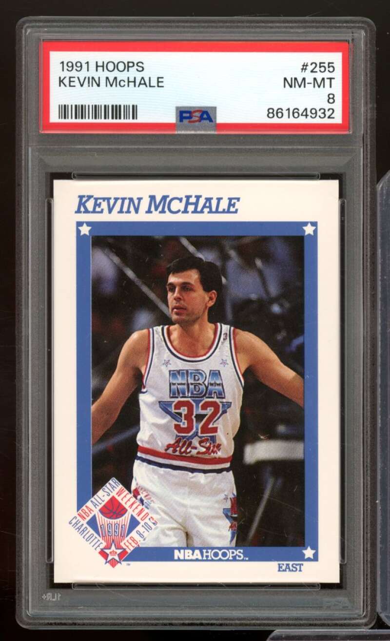 Kevin McHale Card 1991-92 Hoops #255 PSA 8 Image 1