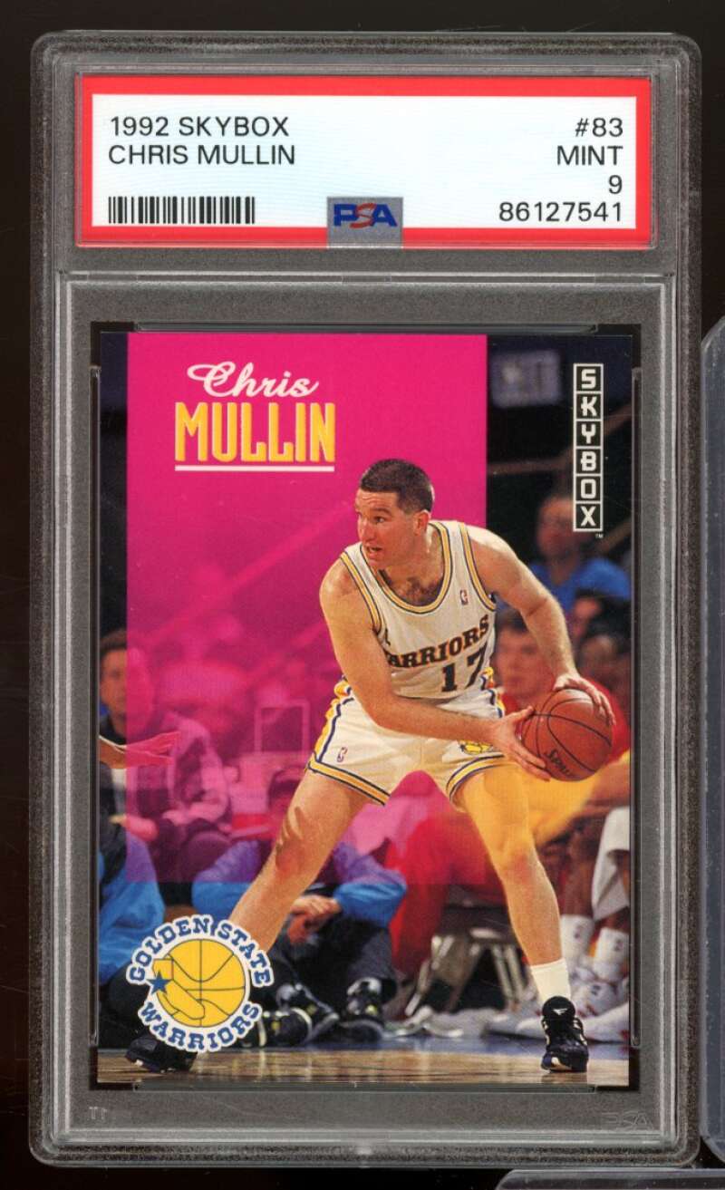 Chris Mullin Card 1992-93 SkyBox #83 PSA 9 Image 1