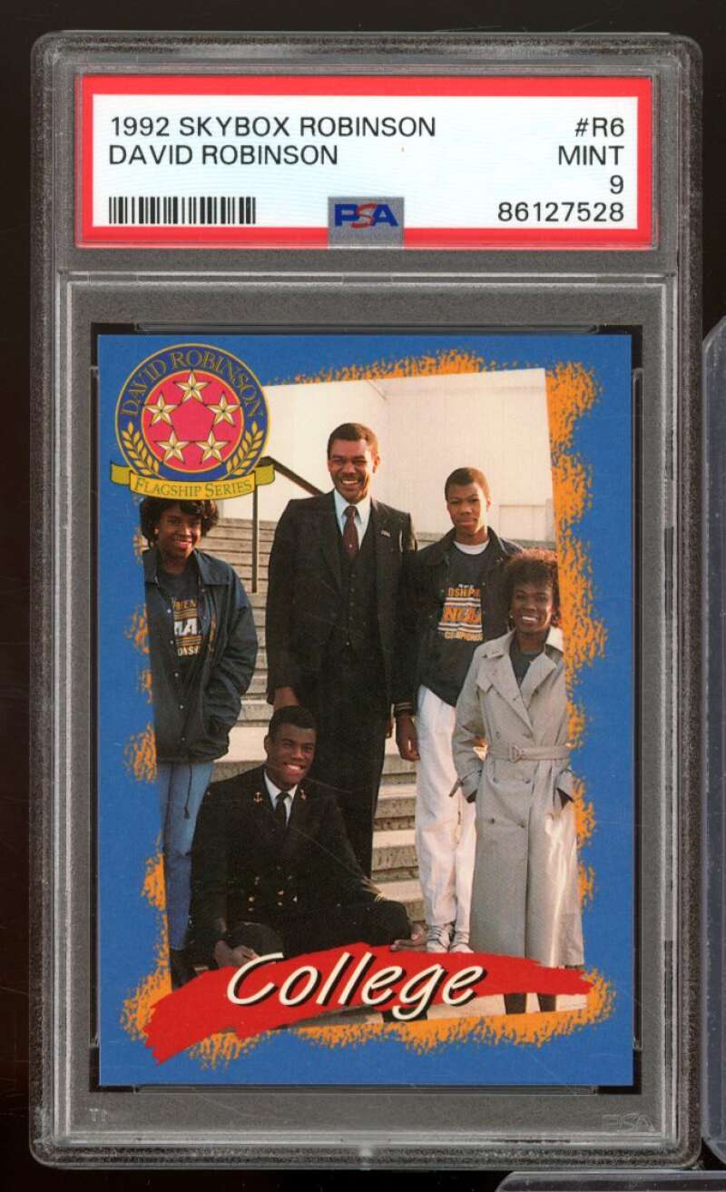 David Robinson Card 1992-93 Skybox #R6 PSA 9 Image 1