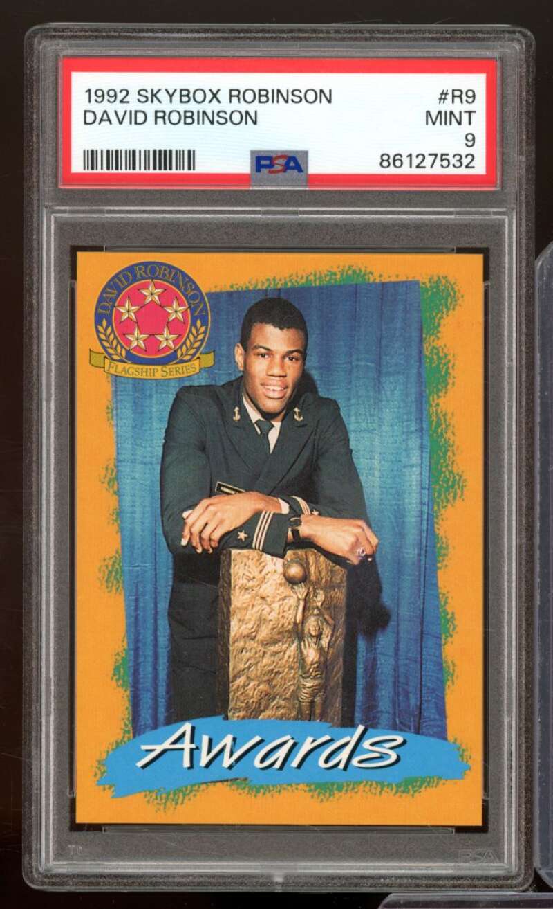 David Robinson Card 1992-93 Skybox #R9 PSA 9 Image 1