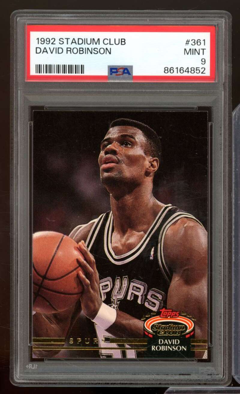 David Robinson Card 1992-93 Stadium Club #361 PSA 9 Image 1