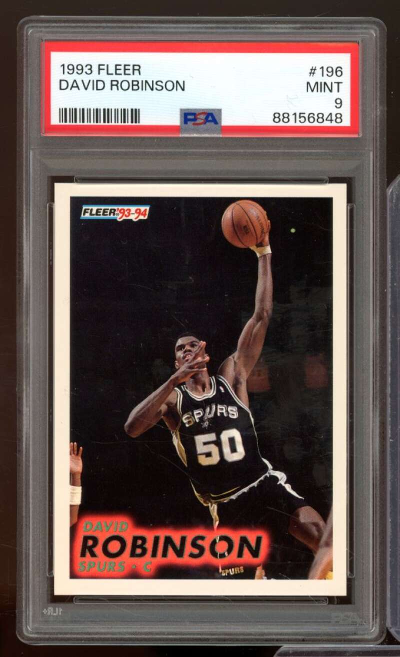 David Robinson Card 1993-94 Fleer #196 PSA 9 Image 1