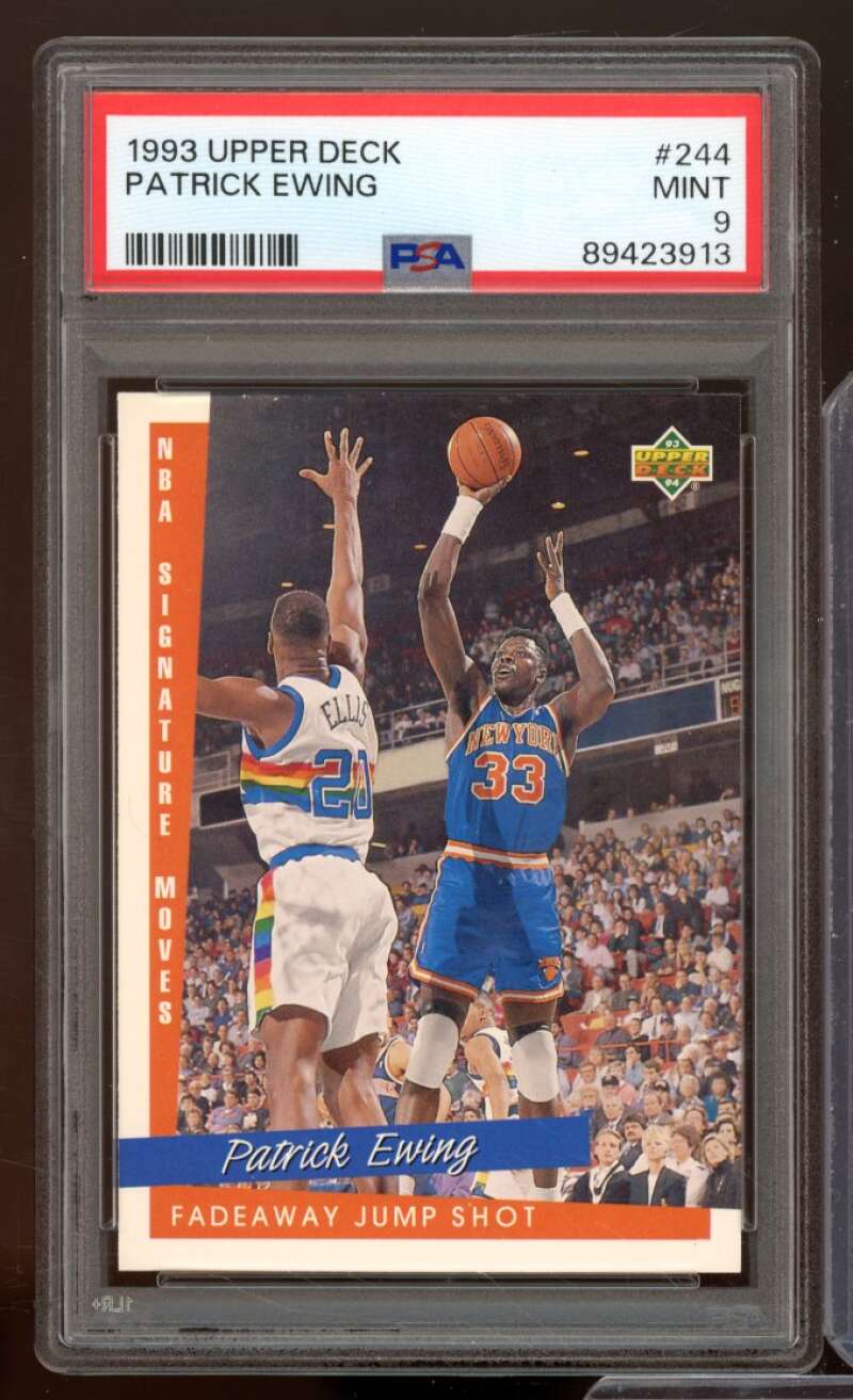 Patrick Ewing Card 1993-94 Upper Deck #244 PSA 9 Image 1