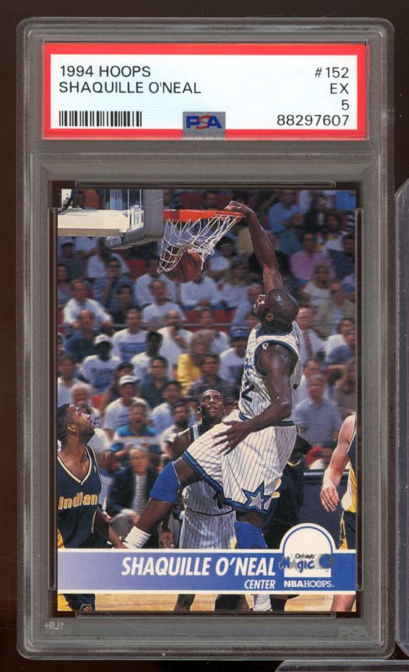 Shaquille O'Neal Card 1994-95 Hoops #152 PSA 5 Image 1