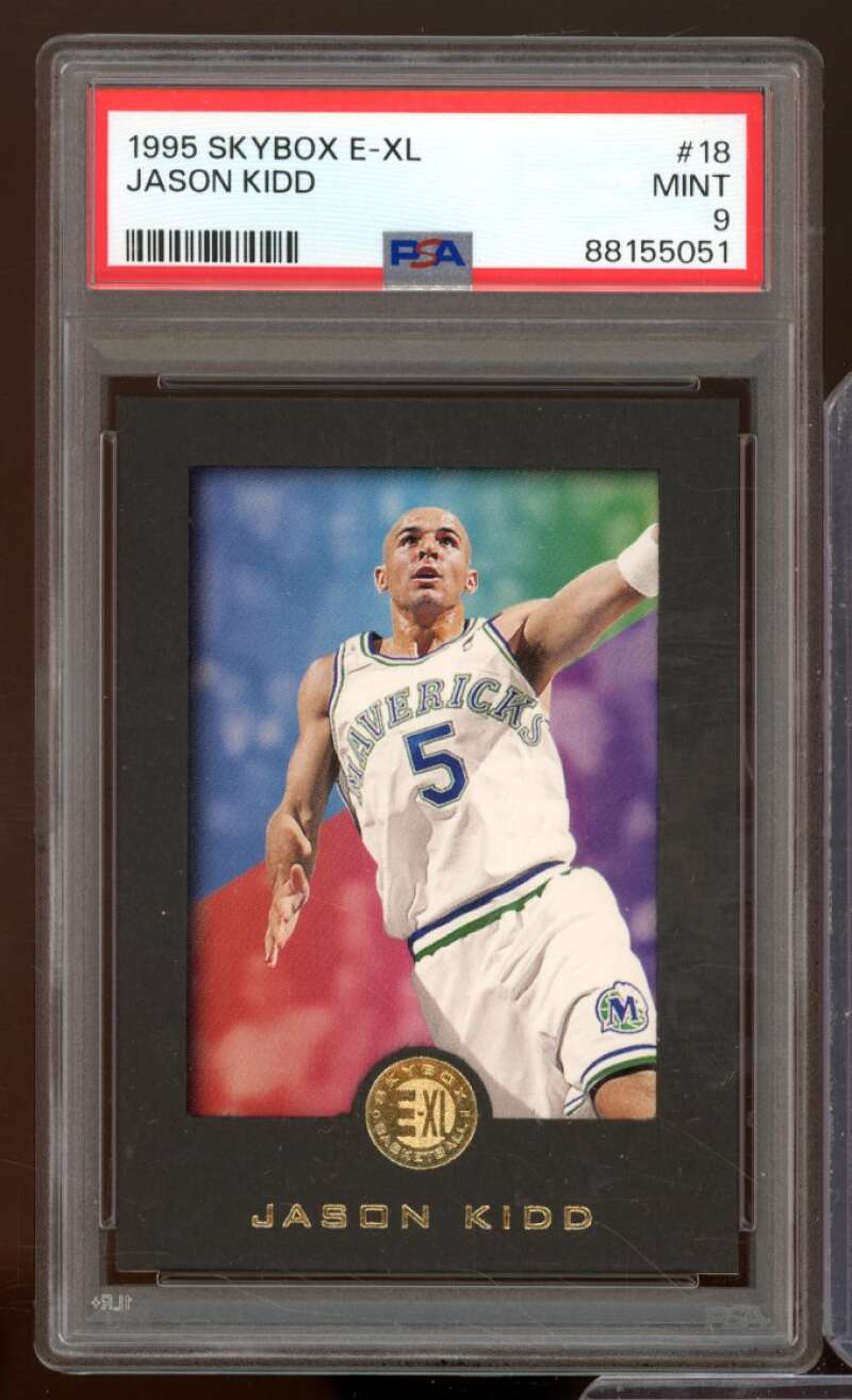 Jason Kidd Card 1995-96 SkyBox E-XL #18 PSA 9 Image 1