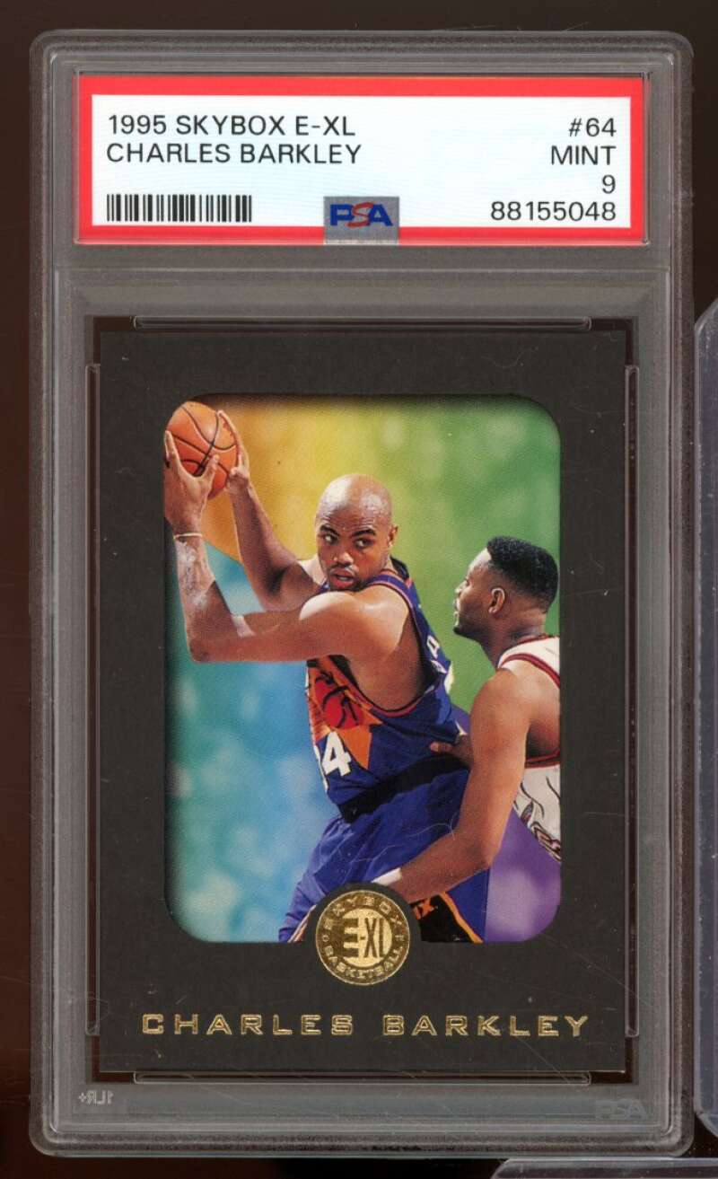 Charles Barkley Card 1995-96 SkyBox E-XL #64 PSA 9 Image 1