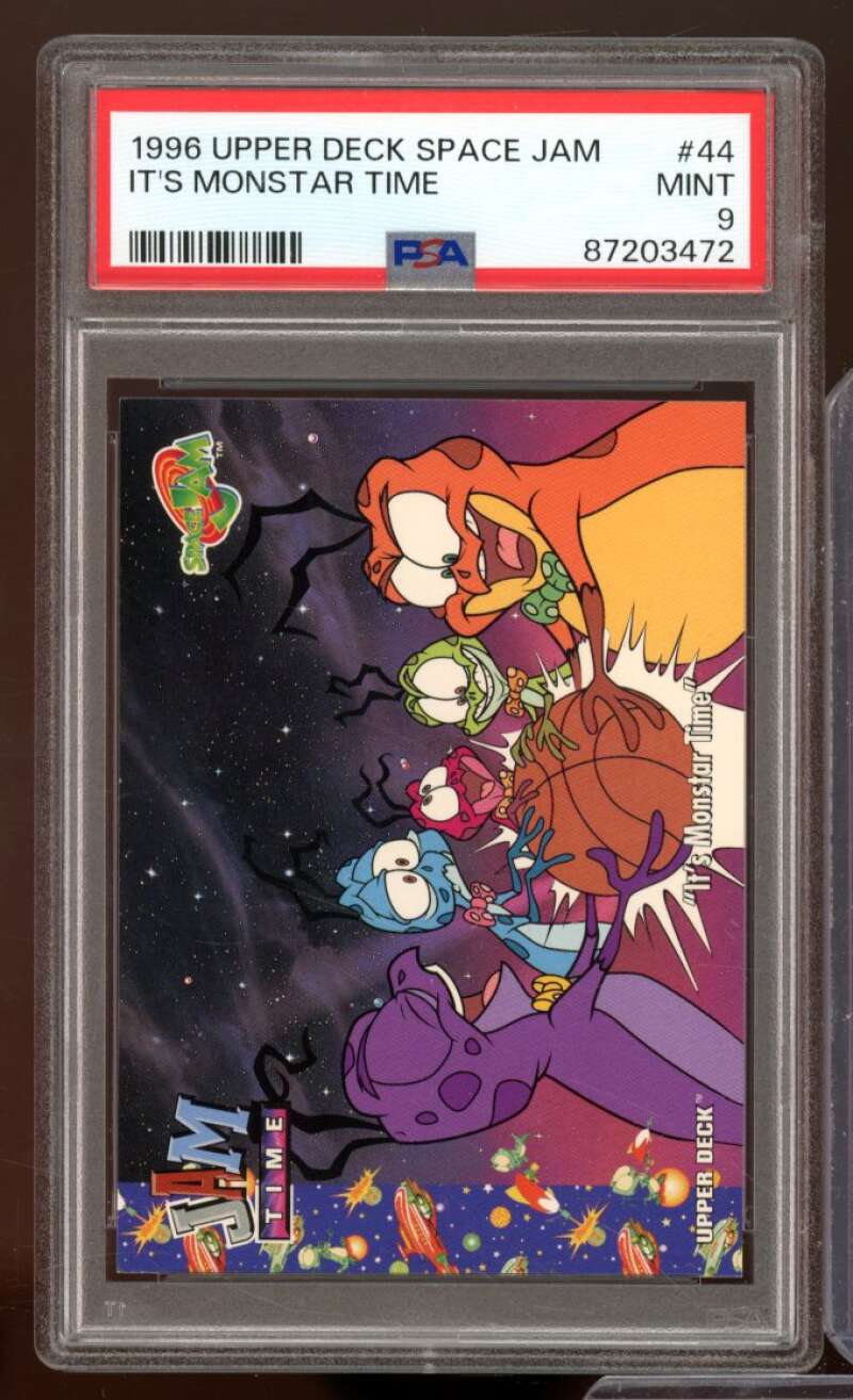 It'S Monstar Time Card 1996-97 Upper Deck Space Jam #44 PSA 9 Image 1