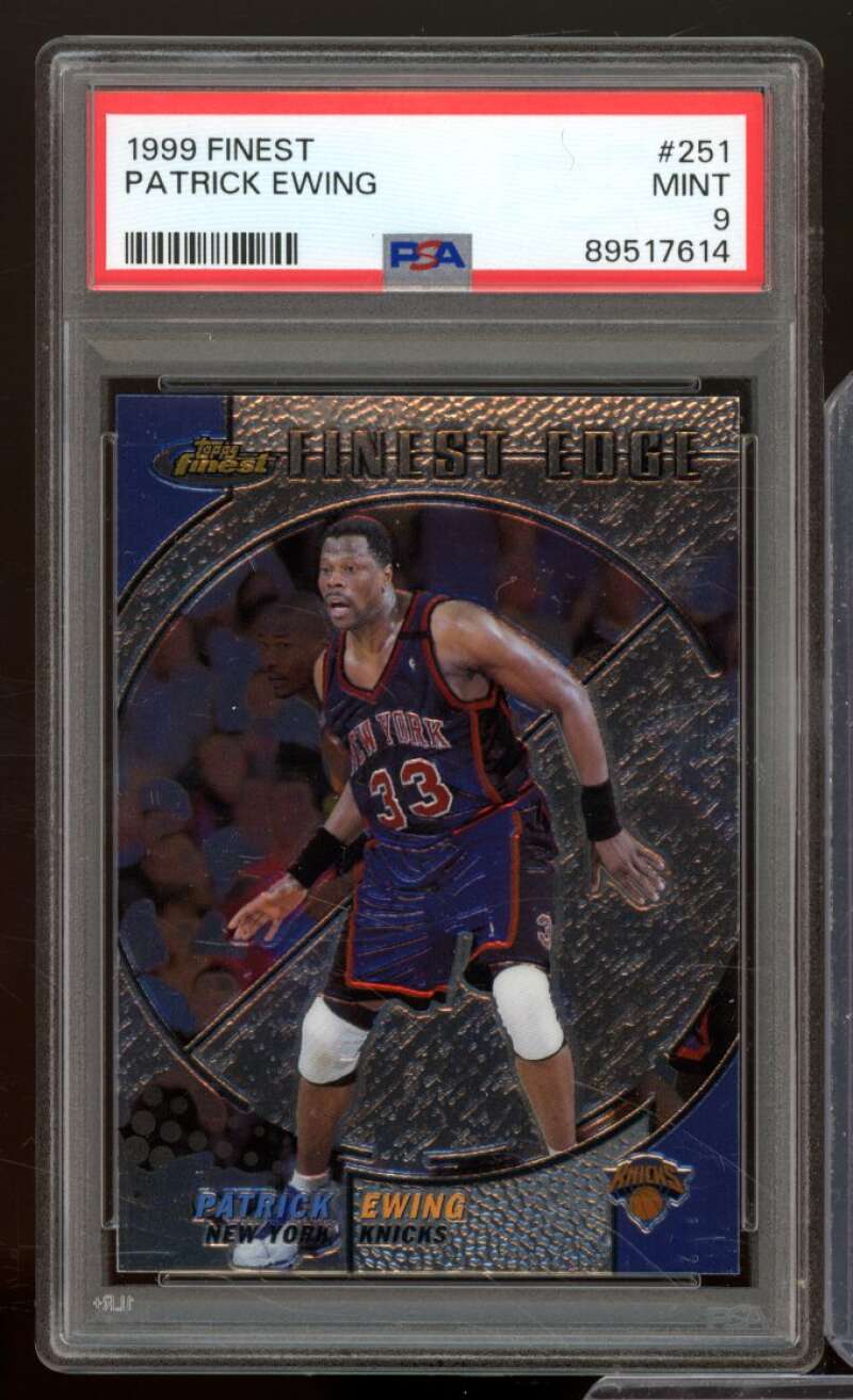 Patrick Ewing Card 1999-00 Finest #251 PSA 9 Image 1