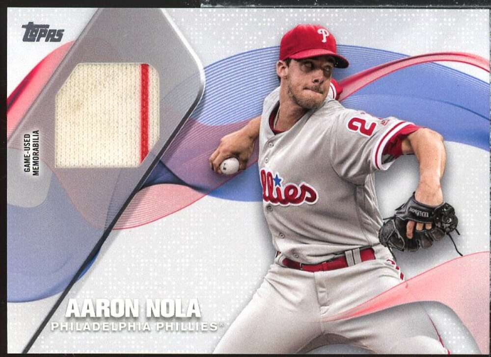 Aaron Nola Card 2017 Topps Major League Materials #MLMAN  Image 1