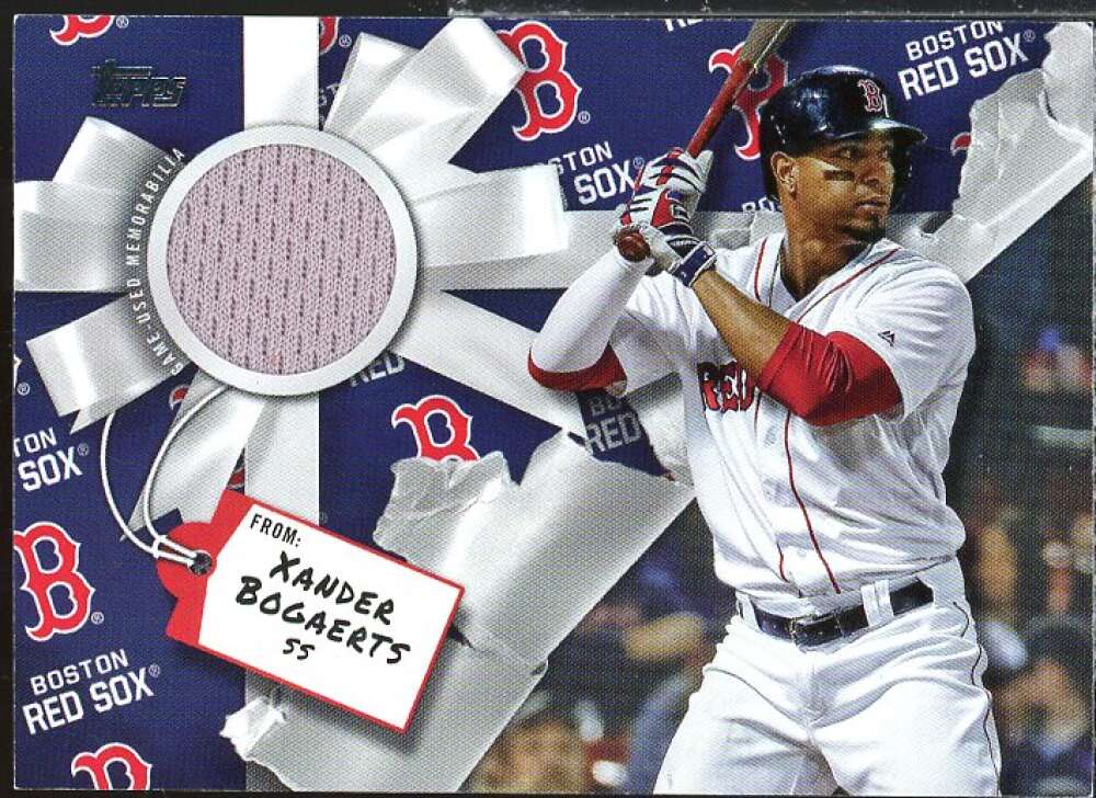 Xander Bogaerts Card 2019 Topps Walmart Holiday Relics #WHRXB  Image 1