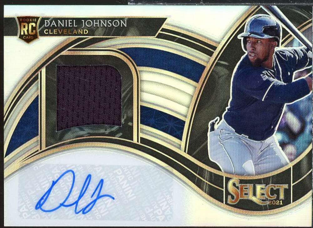 Daniel Johnson Rookie Card 2021 Select Rookie Jersey Autographs Holo #47  Image 1