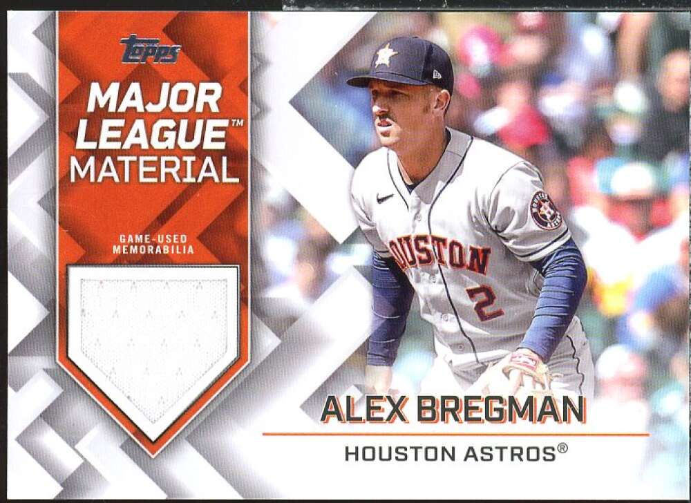 Alex Bregman Card 2022 Topps Update Major League Materials #MLMAB  Image 1