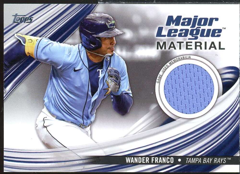 Wander Franco Card 2023 Topps Major League Materials #MLMWF  Image 1