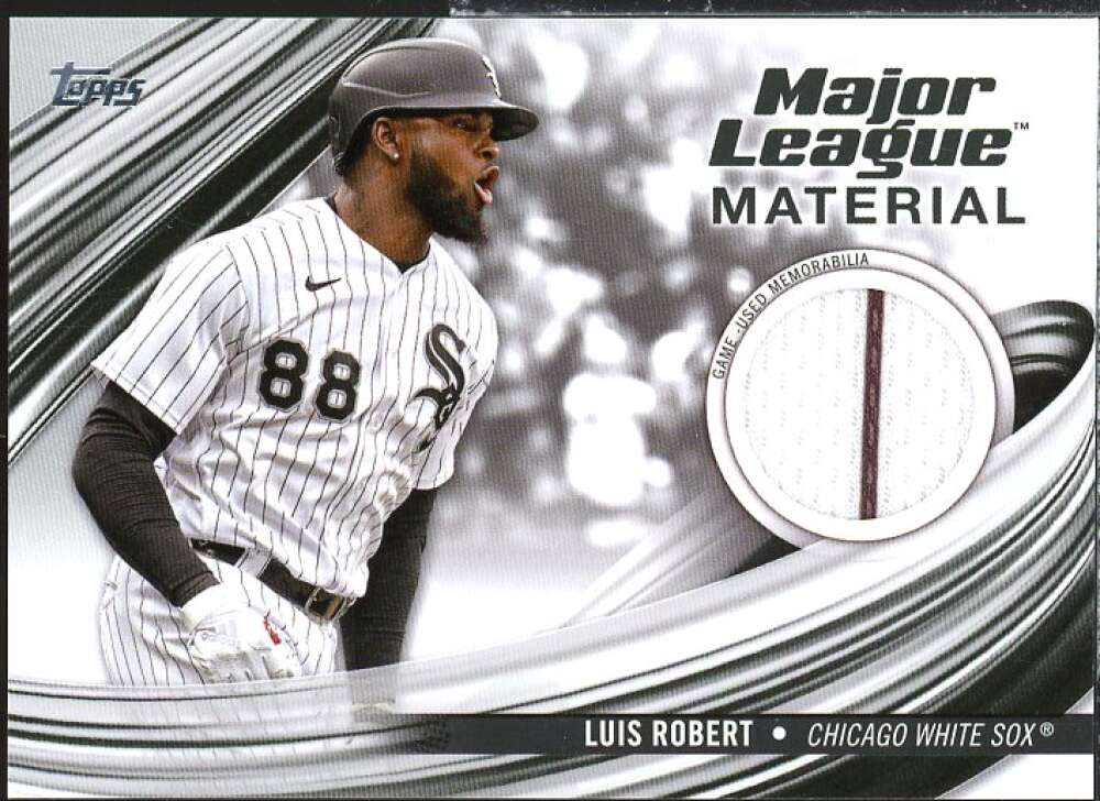Luis Robert Card 2023 Topps Major League Materials #MLMLR  Image 1