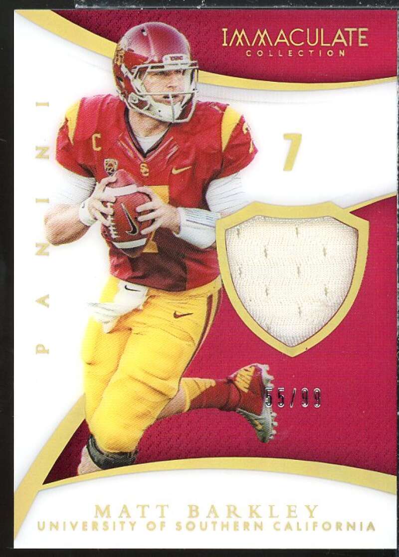 Matt Barkley RC 2015 Immaculate Collection Collegiate Multisport Number JSY #26  Image 1