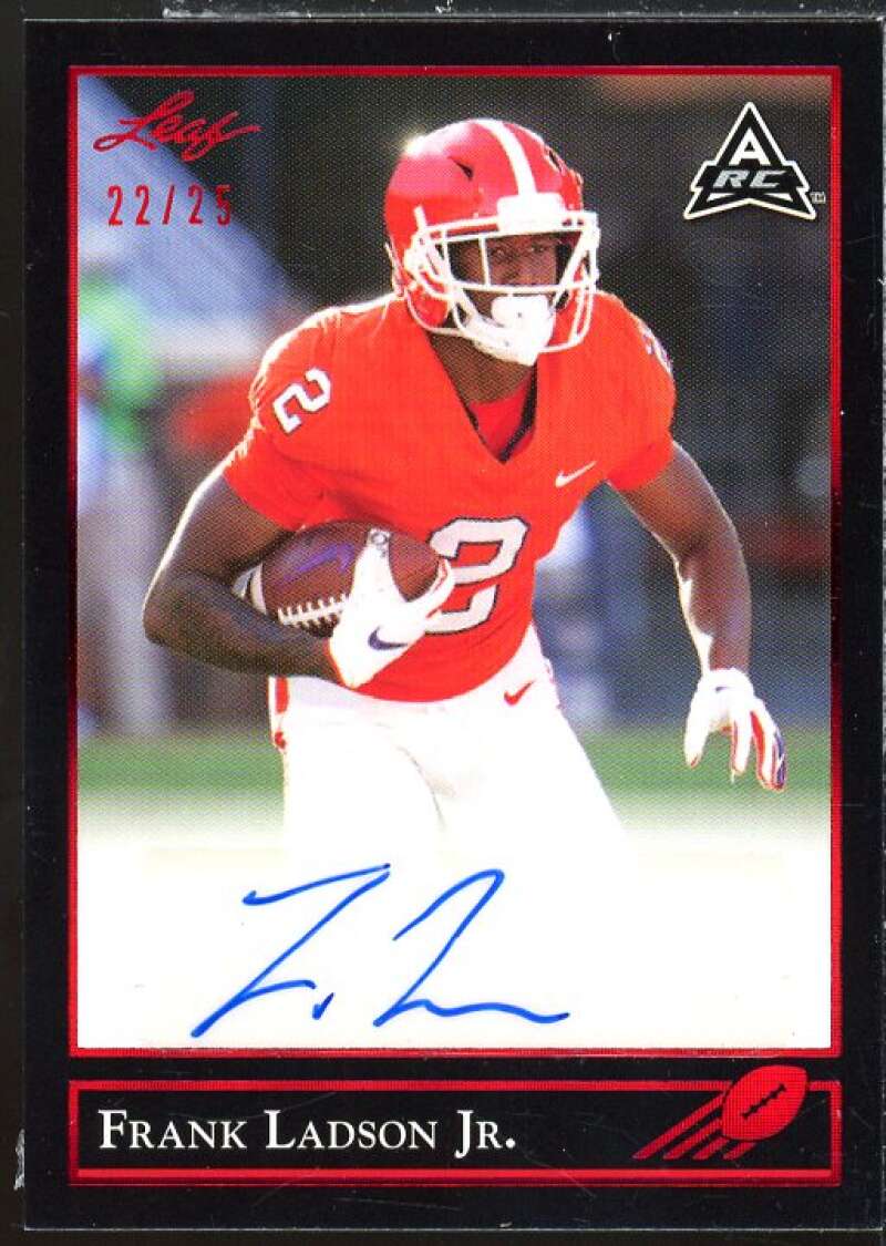 Frank Ladson Jr. Rookie Card 2021 Leaf Memories '92 Autographs Purple #BGFL1  Image 1