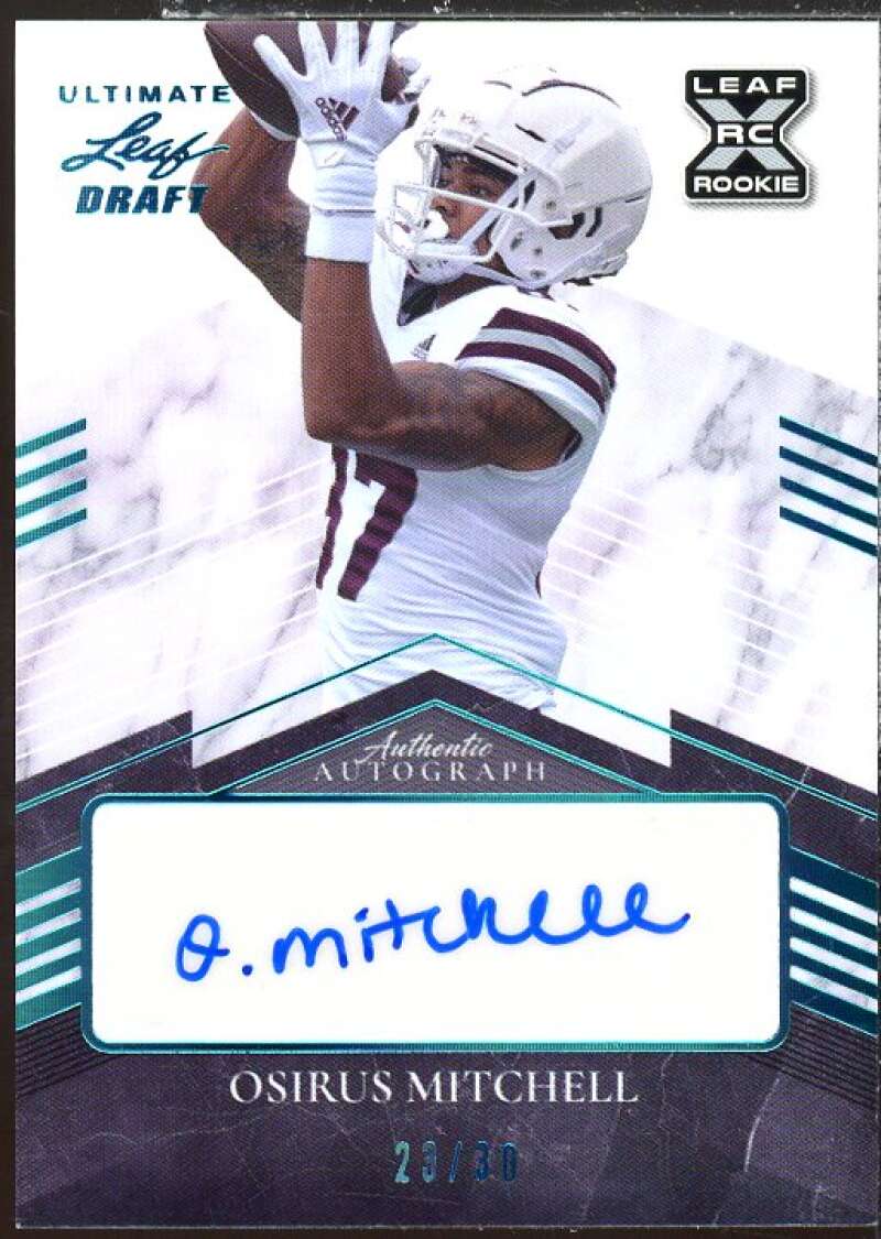 Osirus Mitchell Rookie Card 2021 Leaf Ultimate Draft Platinum Spectrum #OM1  Image 1