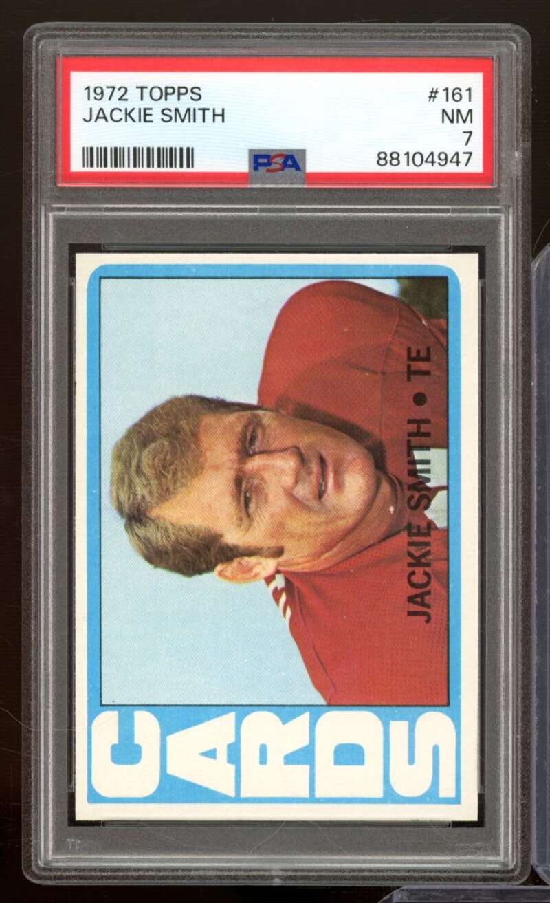 Jackie Smith Card 1972 Topps #161 PSA 7 Image 1