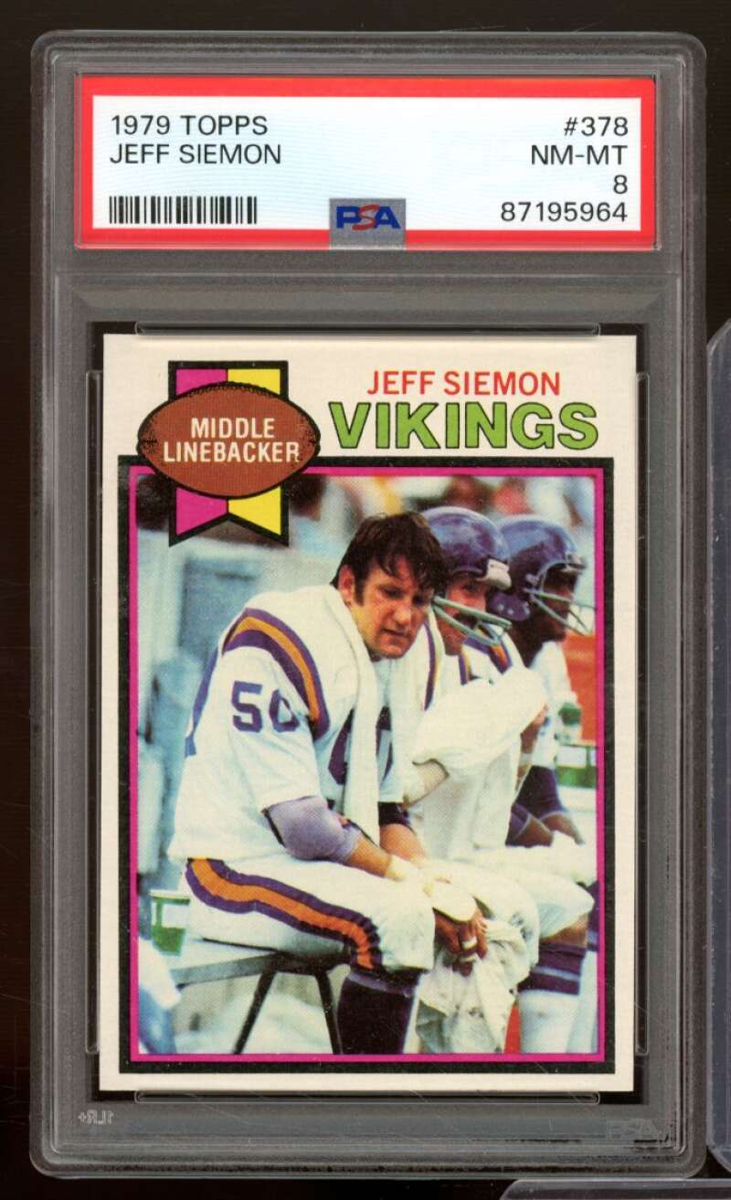 Jeff Siemon Card 1979 Topps #378 PSA 8 Image 1