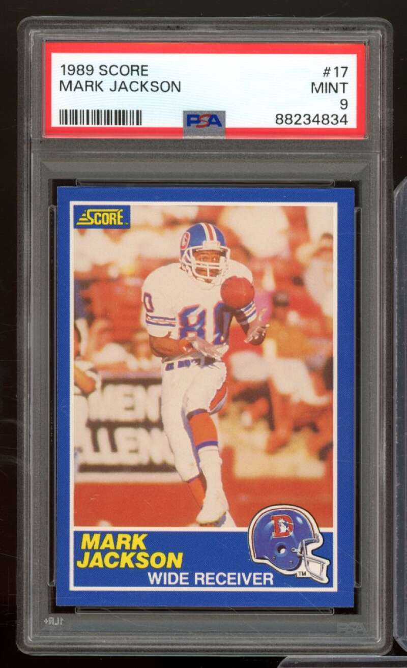 Mark Jackson Card 1989 Score #17 PSA 9 Image 1