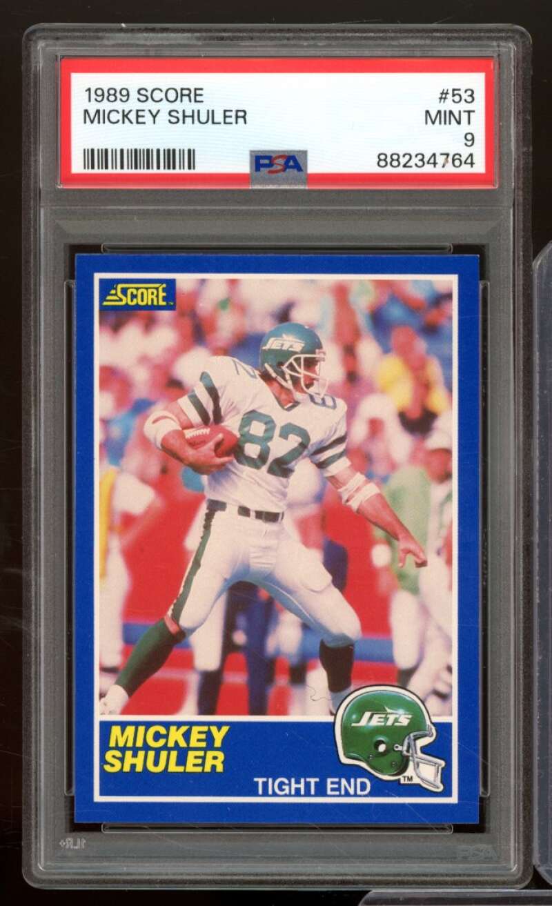 Mickey Shuler Card 1989 Score #53 PSA 9 Image 1