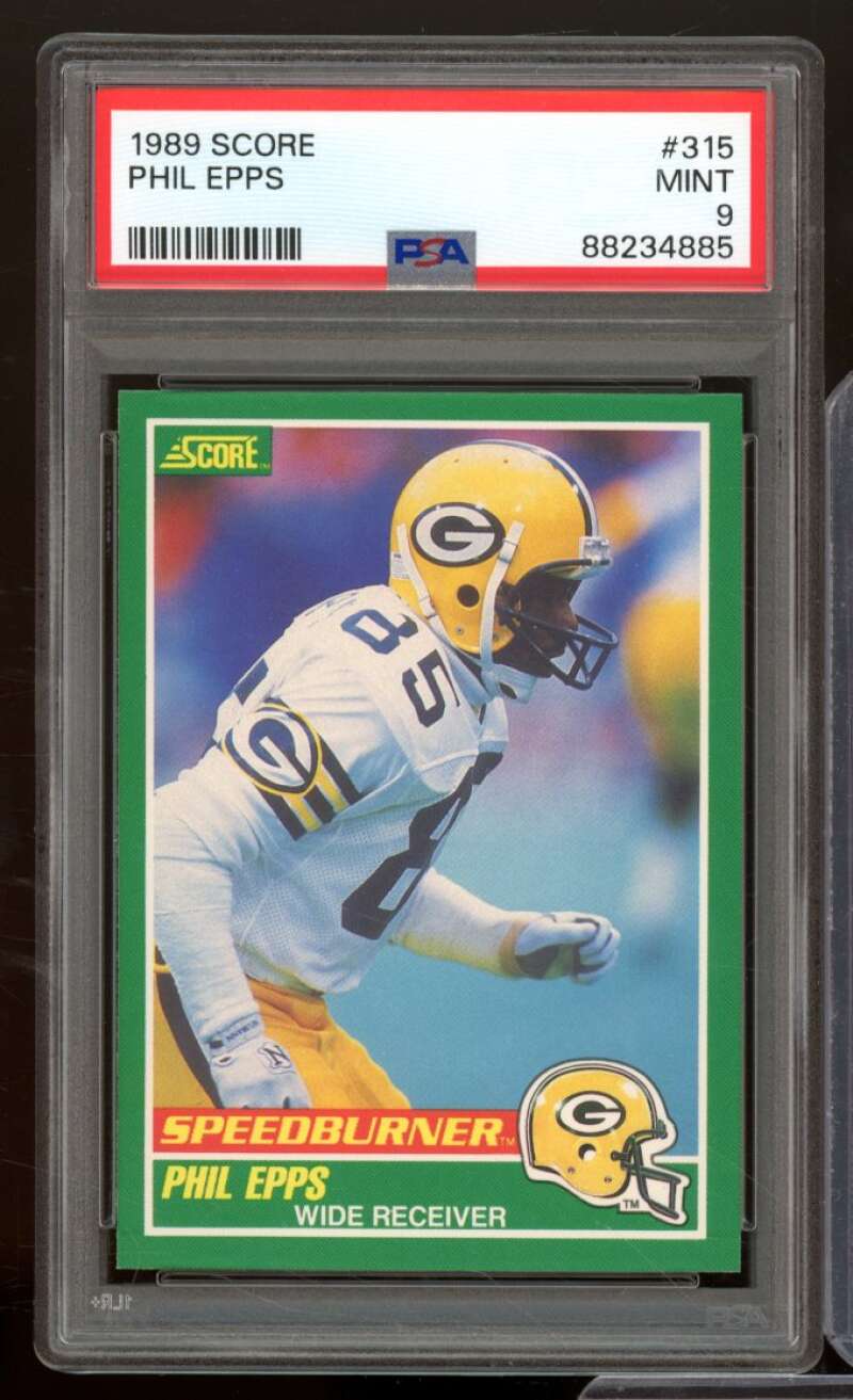 Phil Epps Card 1989 Score #315 PSA 9 Image 1