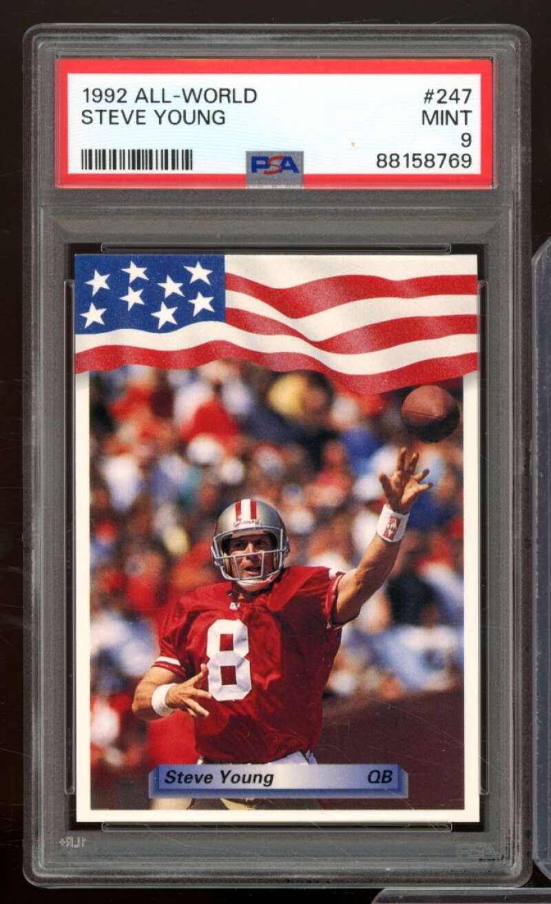 Steve Young Card 1992 All-World #247 PSA 9 Image 1