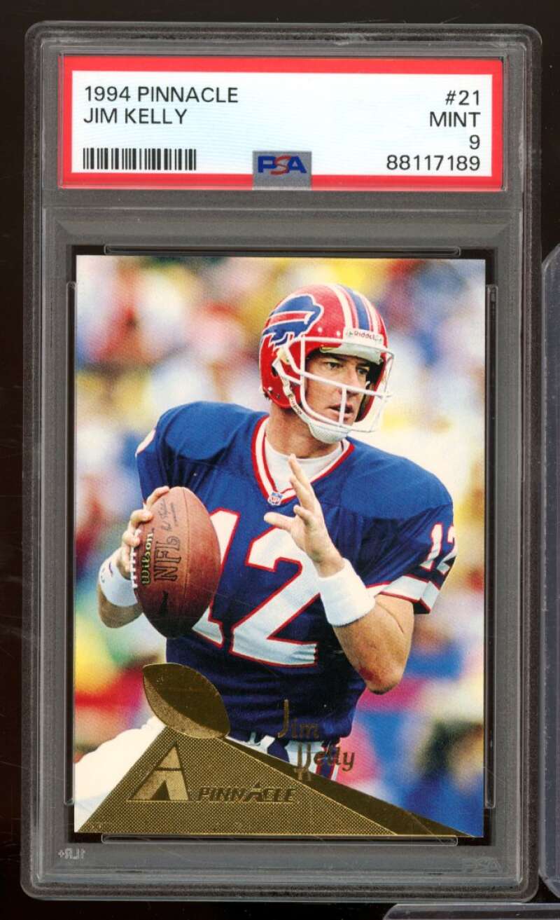 Jim Kelly Card 1994 Pinnacle #21 PSA 9 Image 1