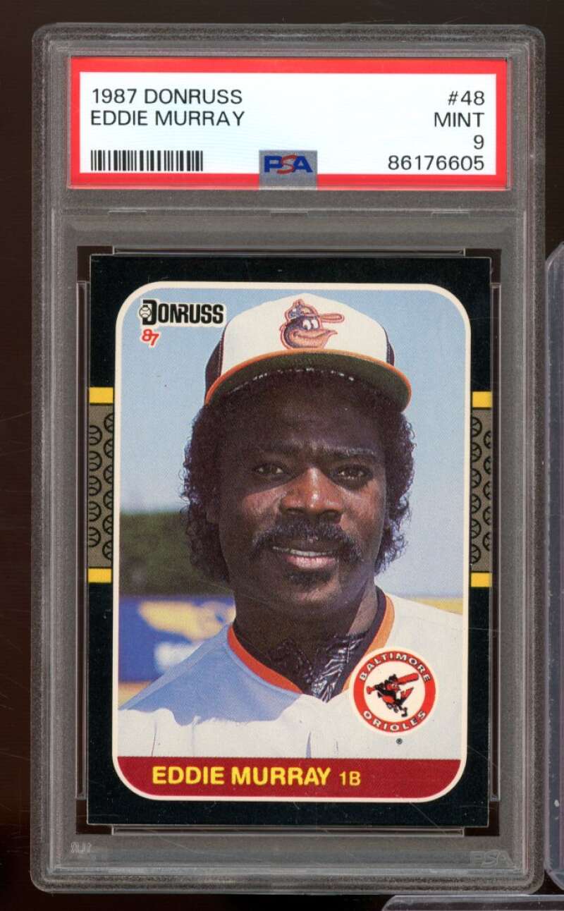 Eddie Murray Card 1987 Donruss #48 PSA 9 Image 1