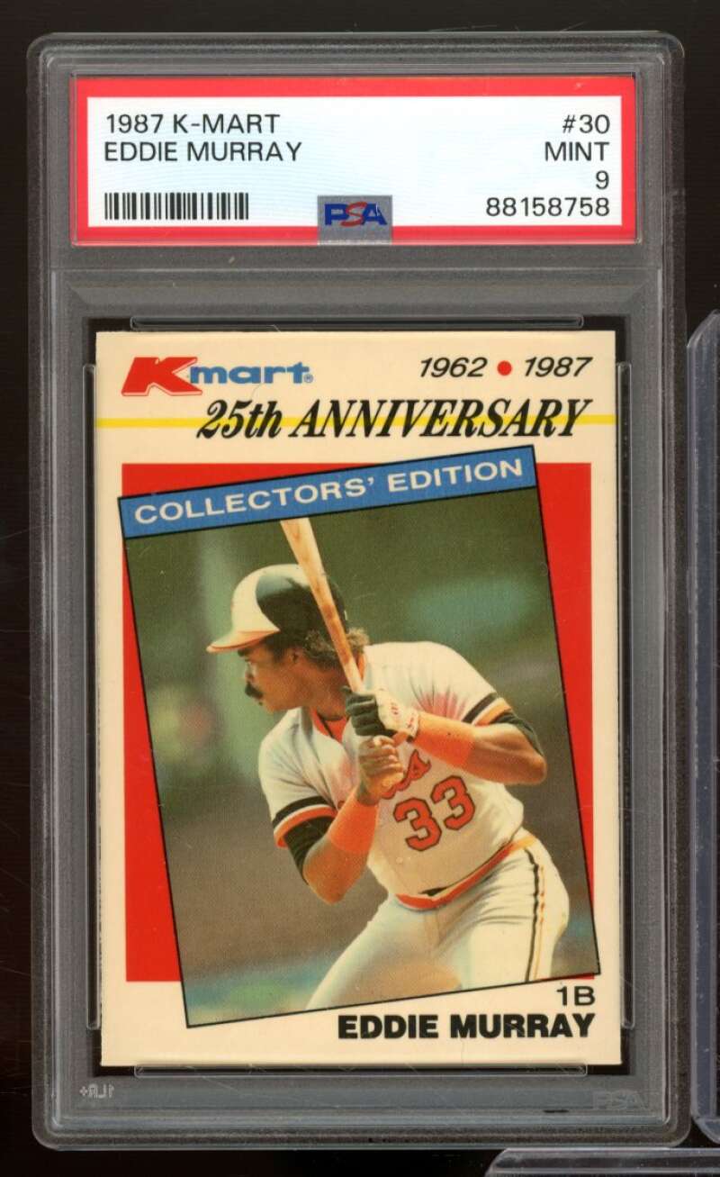 Eddie Murray Card 1987 K-Mart #30 PSA 9 Image 1