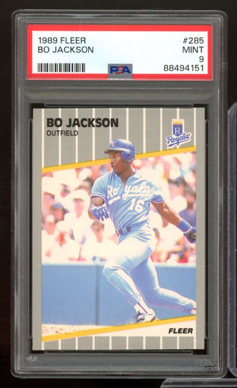 Bo Jackson Card 1989 Fleer #285 PSA 9 Image 1