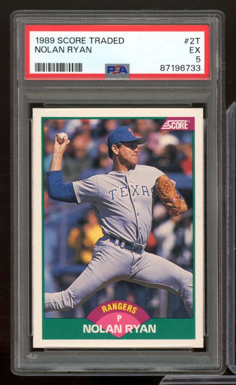 Nolan Ryan Card 1989 Score Traded #2T PSA 5 Image 1