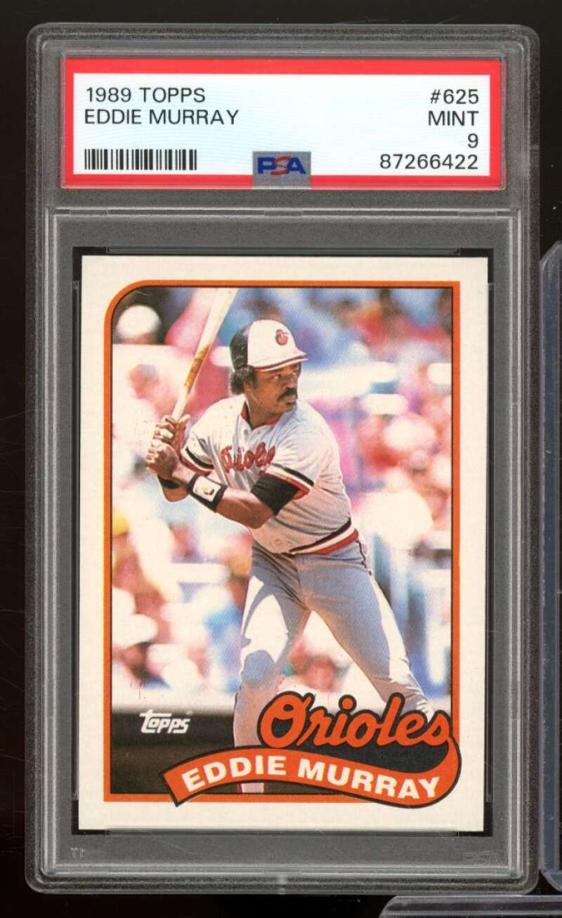 Eddie Murray Card 1989 Topps #625 PSA 9 Image 1