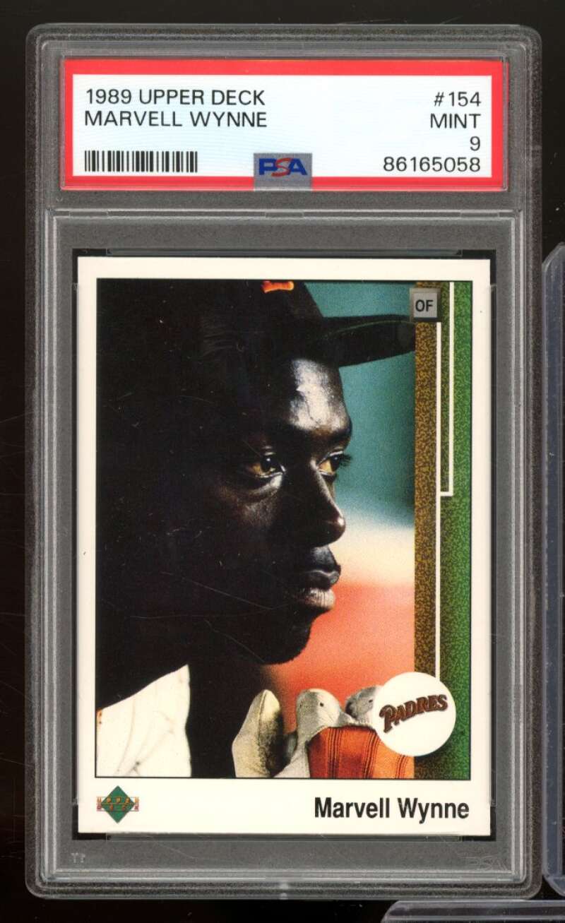 Marvell Wynne Card 1989 Upper Deck #154 PSA 9 Image 1