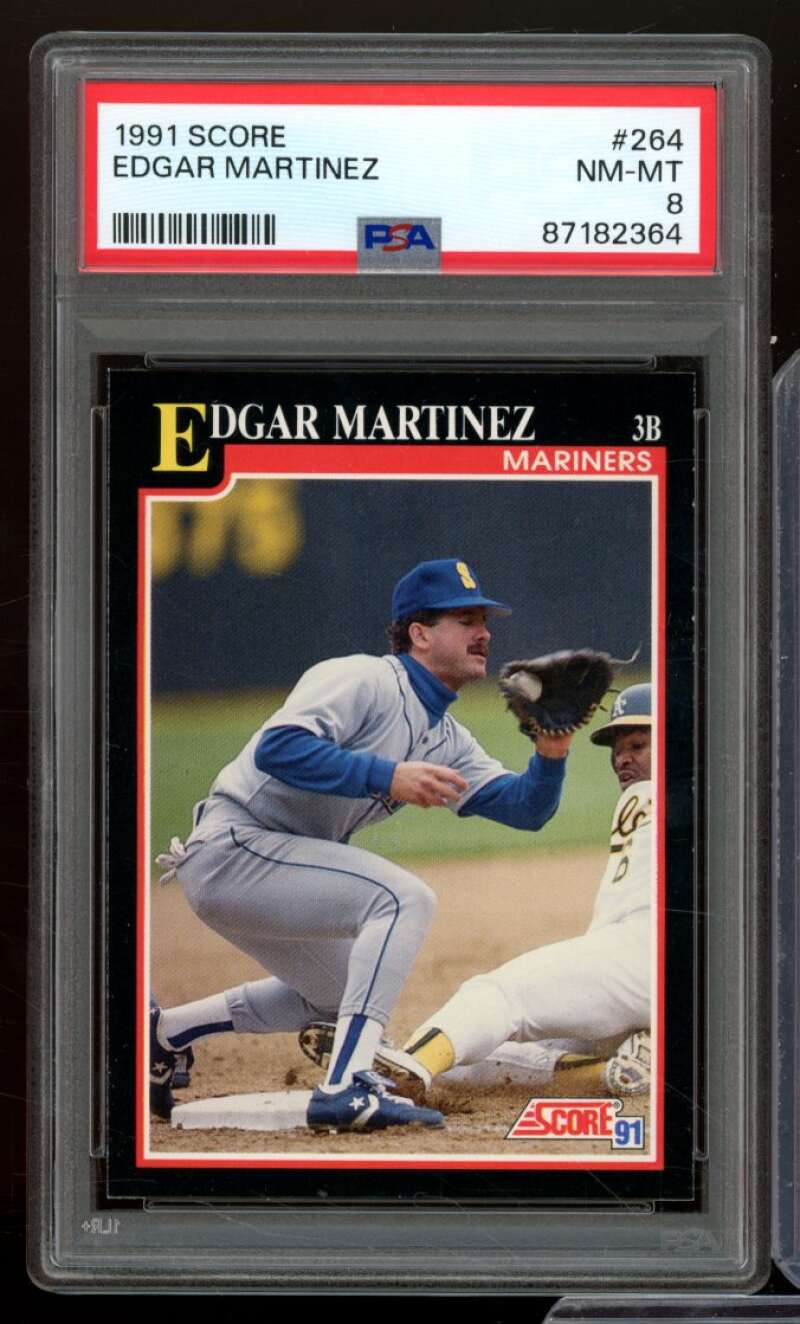 Edgar Martinez Card 1991 Score #264 PSA 8 Image 1