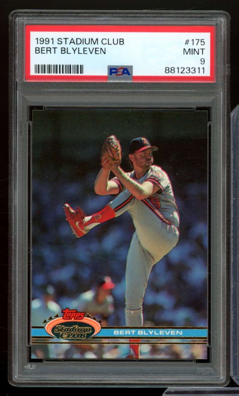 Bert Blyleven Card 1991 Stadium Club #175 PSA 9 Image 1