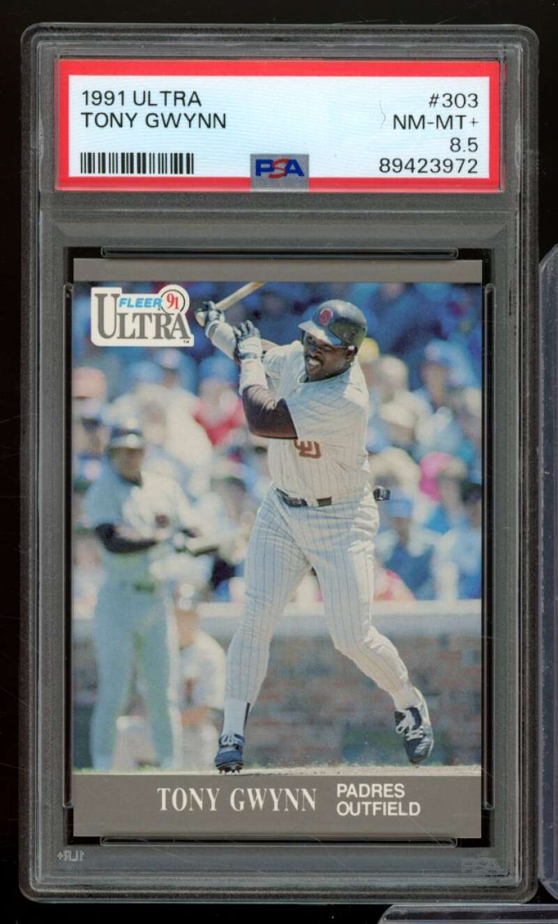 Tony Gwynn Card 1991 Ultra #303 PSA 8.5 Image 1