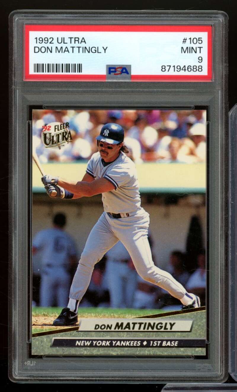 Don Mattingly Card 1992 Ultra #105 PSA 9 Image 1