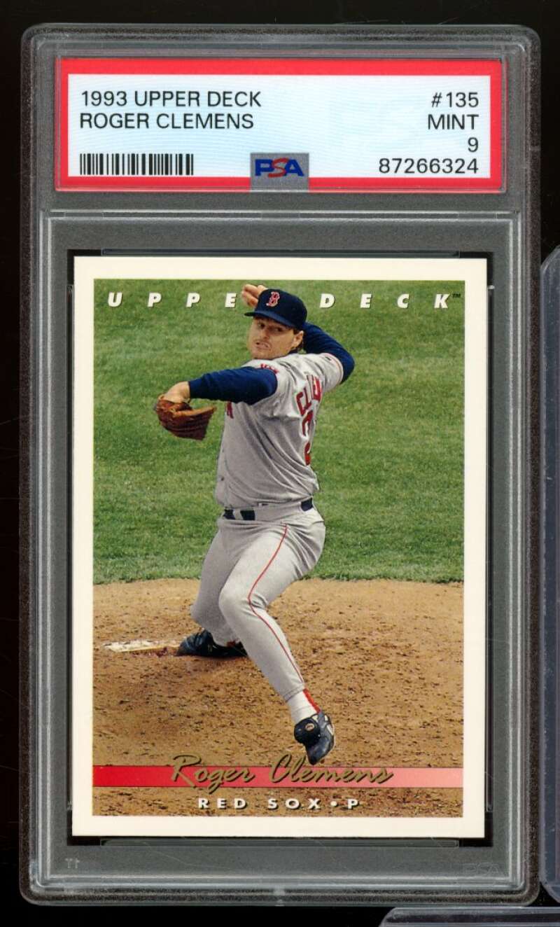 Roger Clemens Card 1993 Upper Deck #135 PSA 9 Image 1