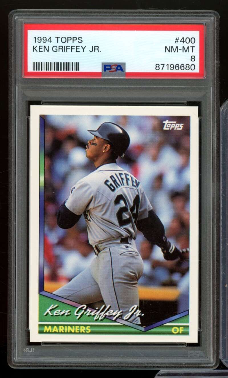 Ken Griffey Jr. Card 1994 Topps #400 PSA 8 Image 1