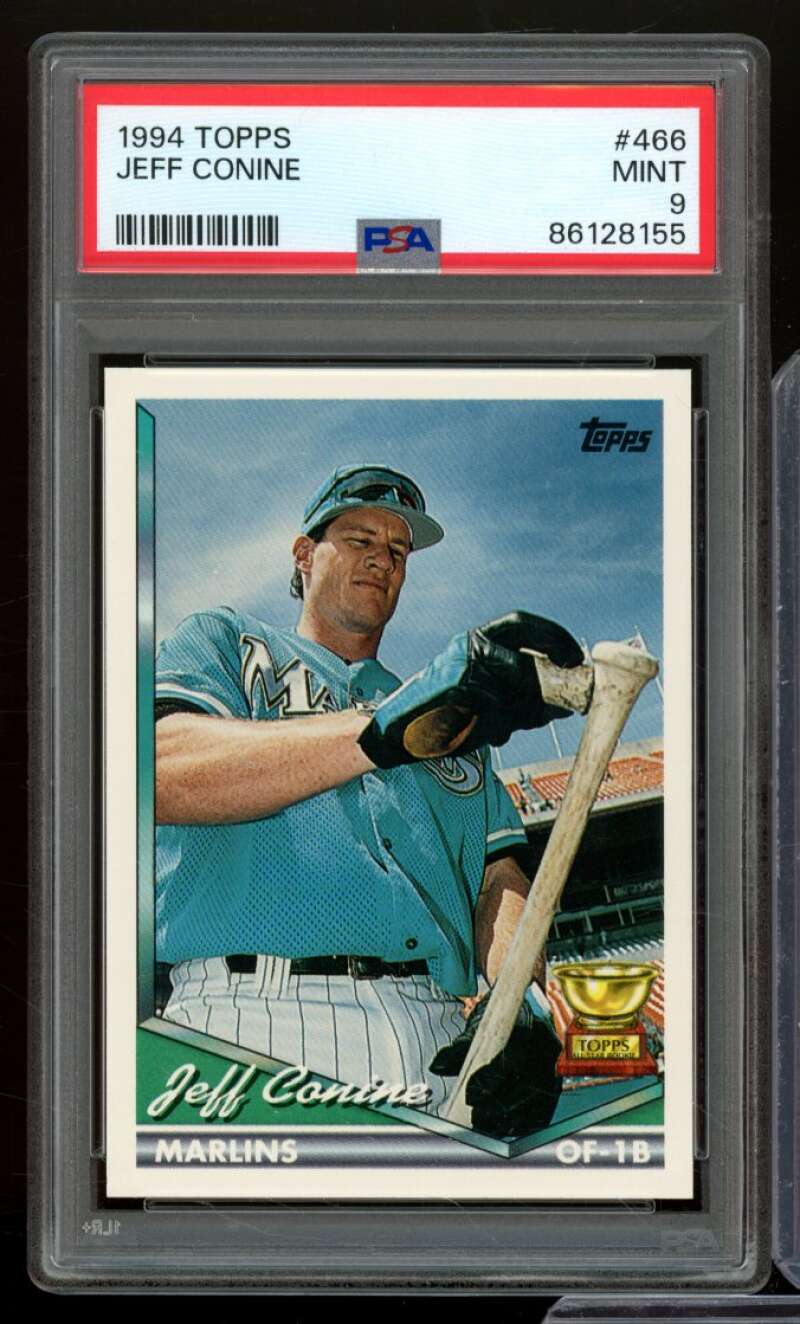 Jeff Conine Card 1994 Topps #466 PSA 9 Image 1