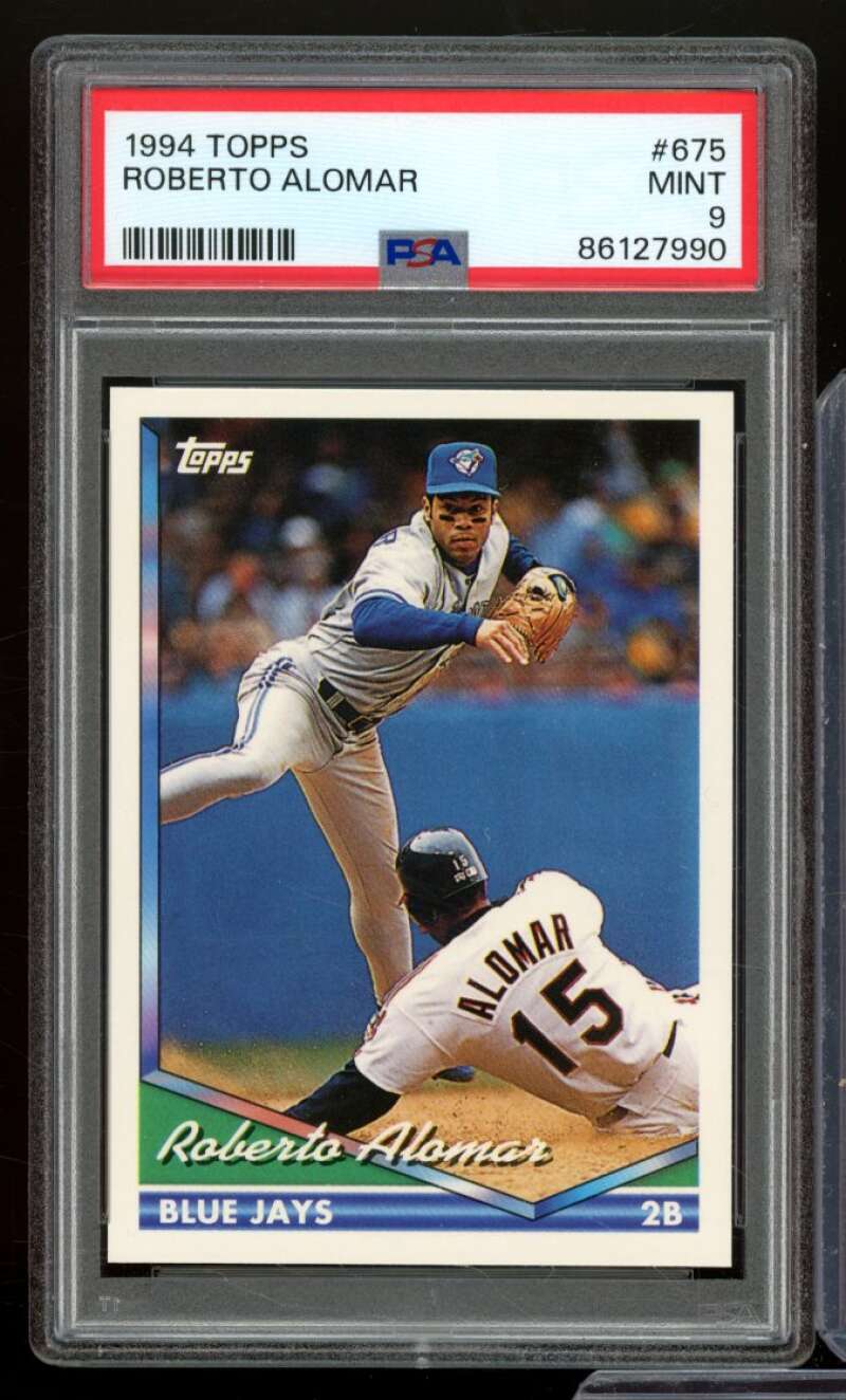 Roberto Alomar Card 1994 Topps #675 PSA 9 Image 1